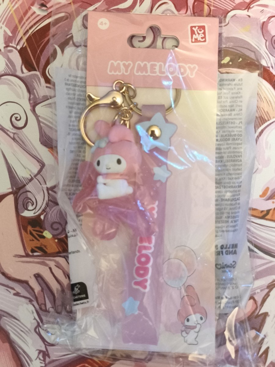 Porte-clés my melody, hello Kitty