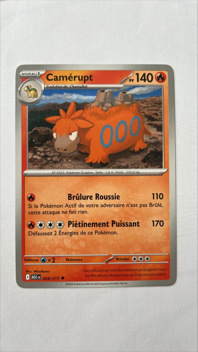 Camérupt 28/217 Héros transcendants