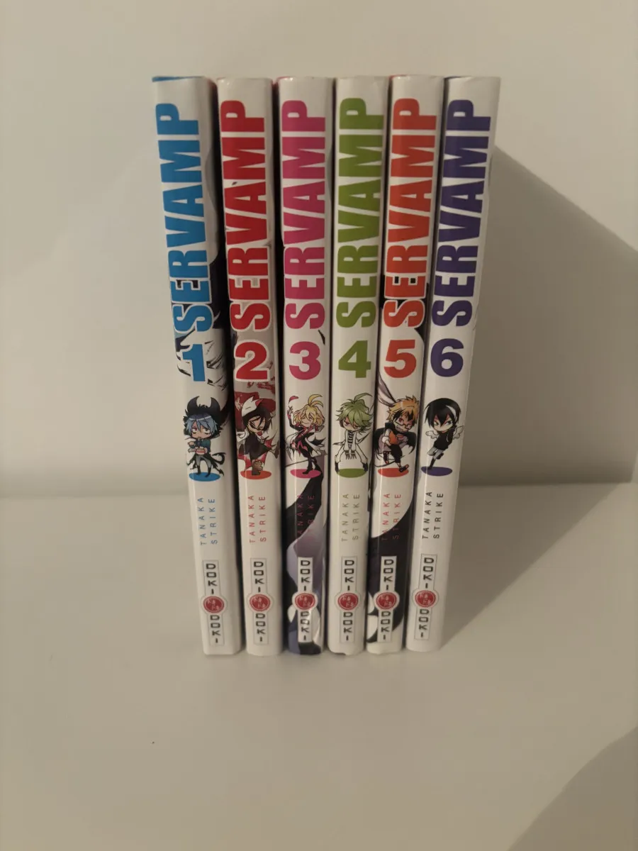 Servamp - Tomes 1 à 6 - Édition Doki Doki - Bon état