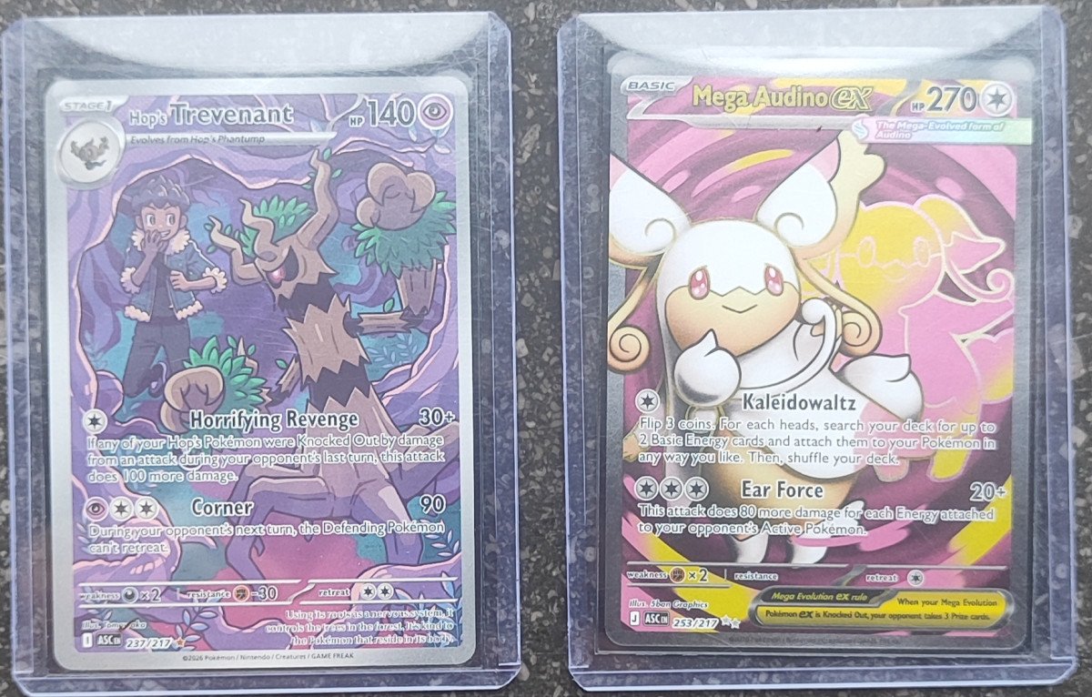 Lot de 2 cartes Pokémon en Anglais - Héros Transcendants (ASC en)