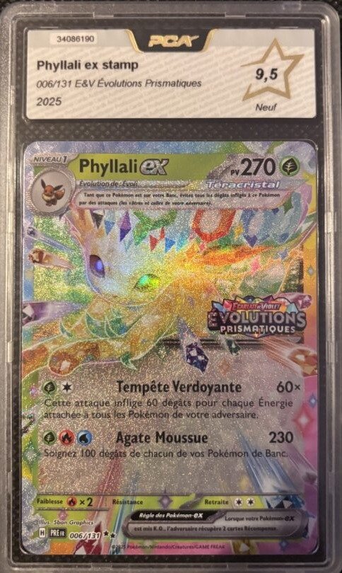 Phyllali ex Stamp - Pokemon (Evolutions Prismatiques)