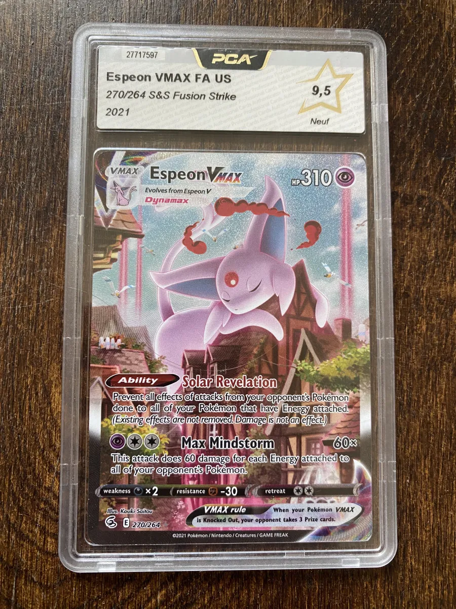 espeon vmax alternative pca 9,5 poing de fusion 270/264