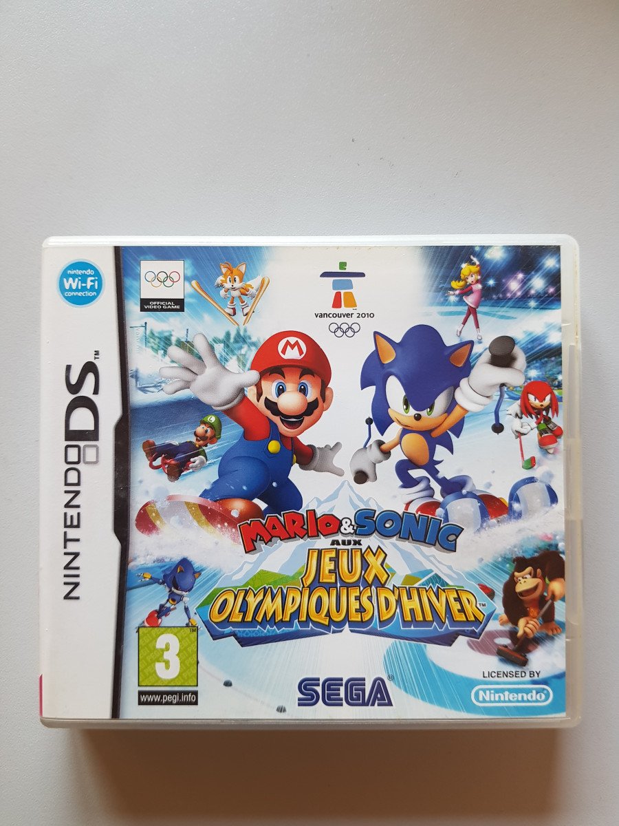 Mario et Sonic aux jeux Olympiques d'hiver - jeu vidéo Nintendo DS