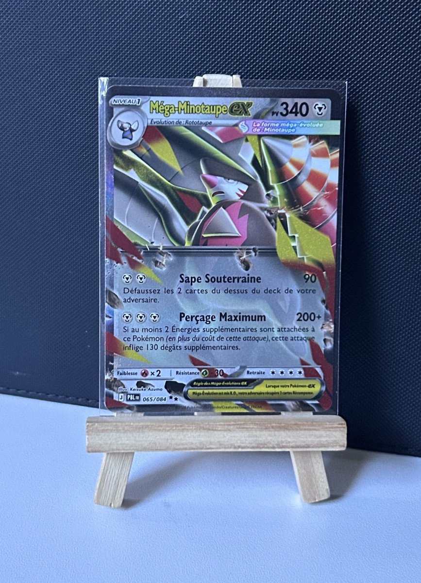 Carte Pokémon - Méga Minotaupe EX  65/84 - Méga Évolution
