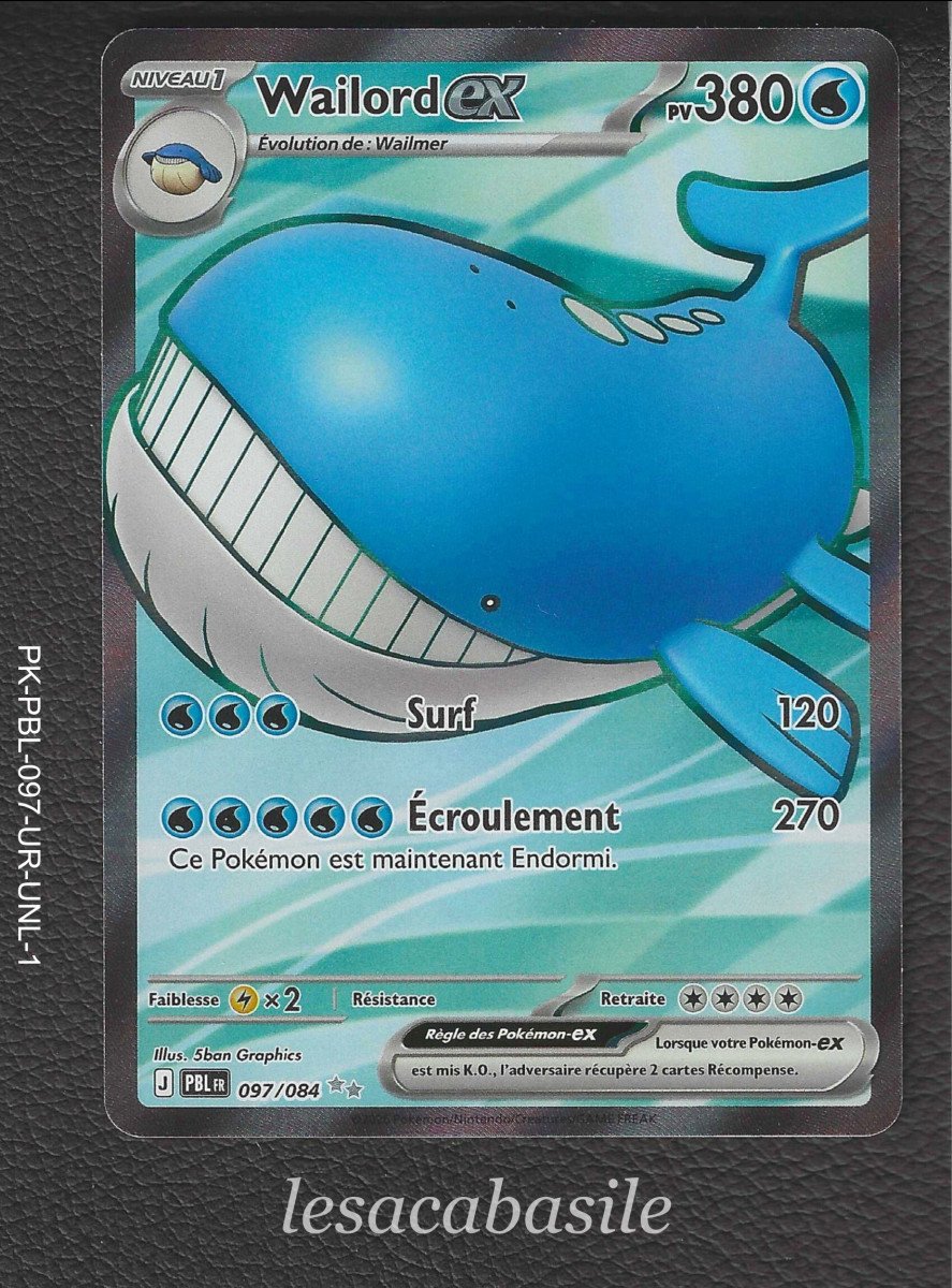 Wailord ex 097/084 UR - ME05 - Nuit Noire (2026)