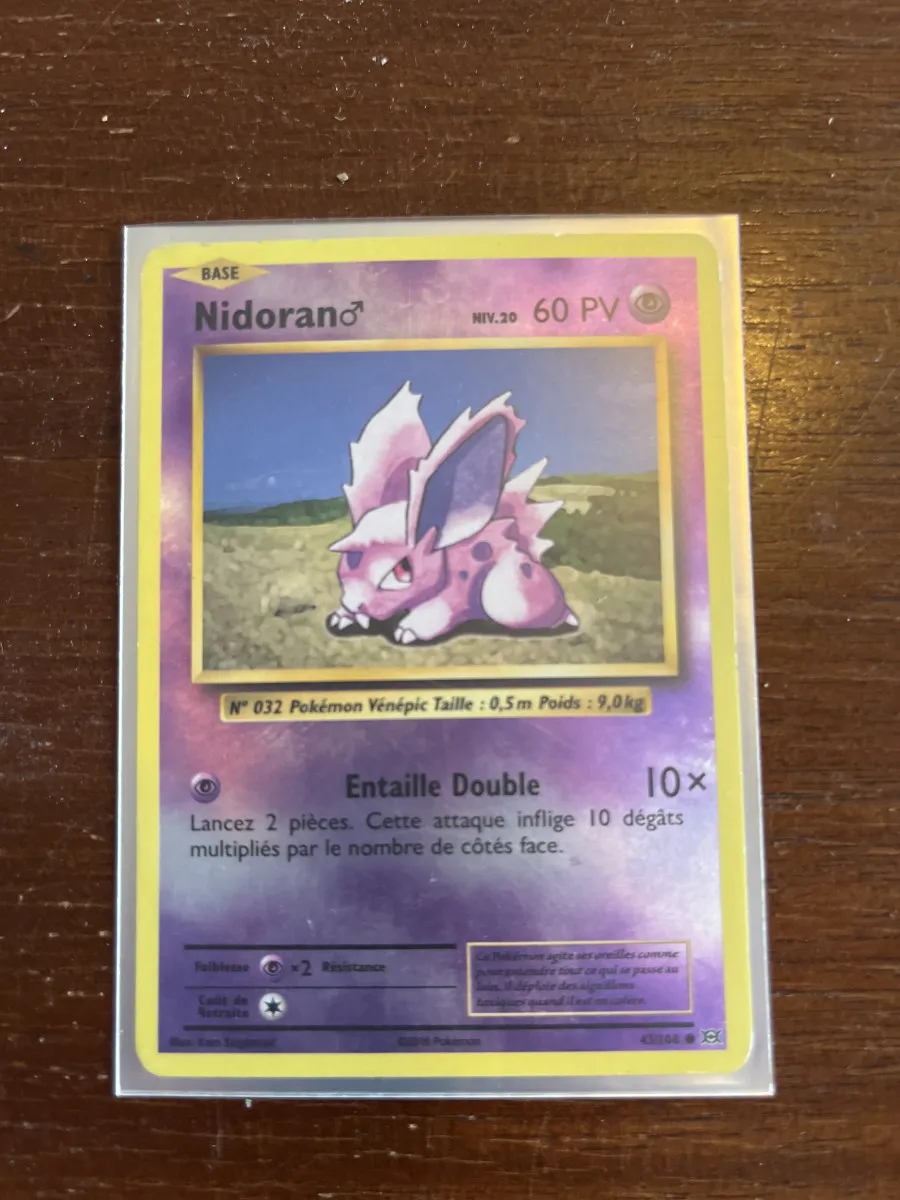 Carte Pokémon Nidoran ultra rare