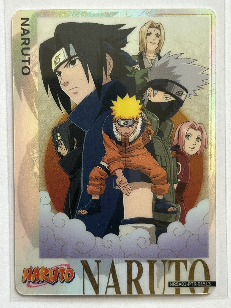 Naruto Team 7 + Itachi + Tsunade NRSA01-PTR-015L3 - Carte Naruto Kayou EN