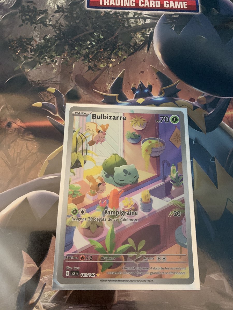 Carte Pokémon Bulbizarre full art 143/142
