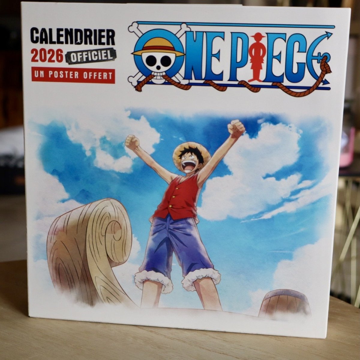 Calendrier One Piece 2026 officiel – Neuf – Poster inclus