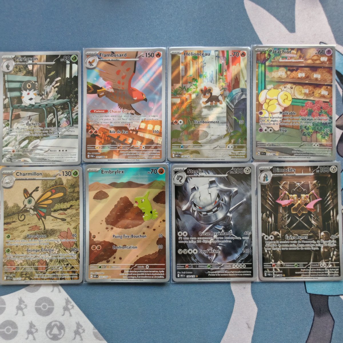 🔥 Lot de 8 cartes Pokémon – Holo / Illustrations – Parfait collection ou deck 🔥
