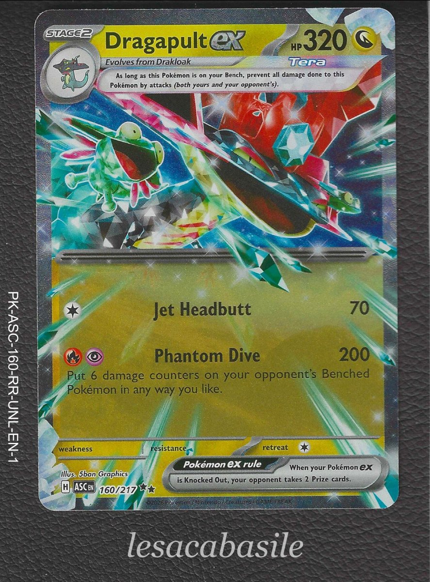 Dragapult ex 160/217 RR - EN - ME2.5 - Héros Transcendants (2026)