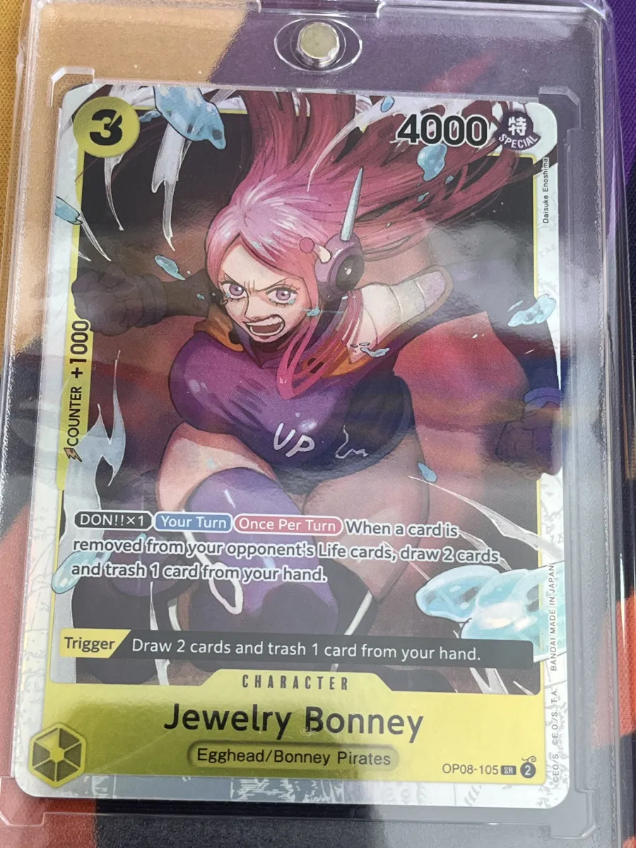💖🍕 Jewelry Bonney OP08-105 – Alt Art – English💖🍕