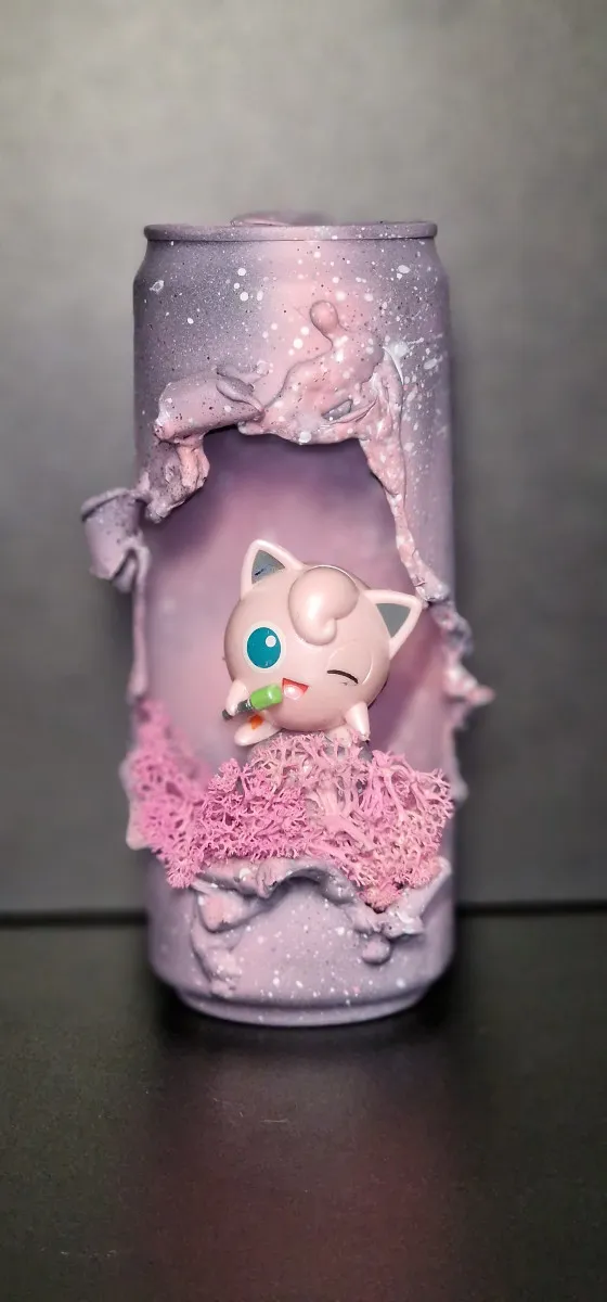 Fan art avec figurine officielle pokemon Rondoudou