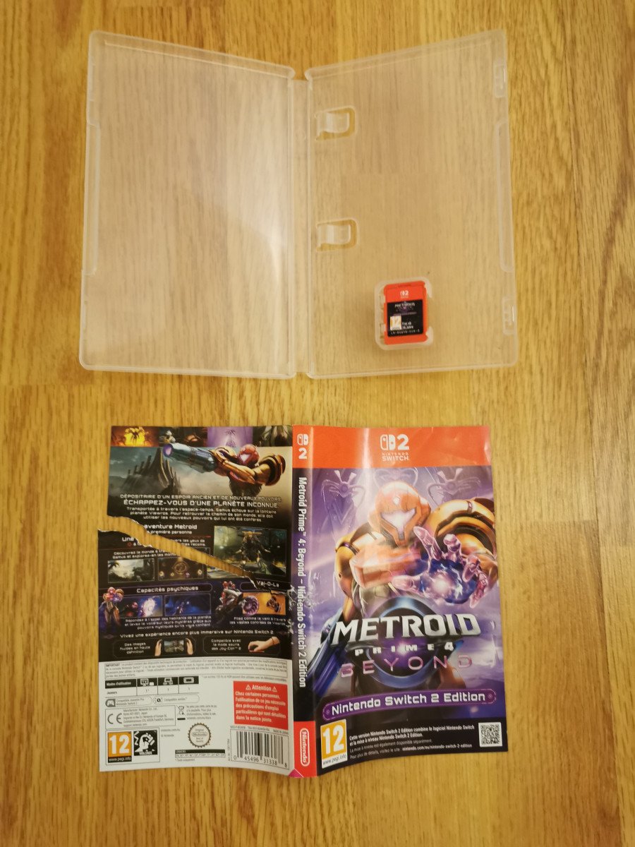 Metroid Prime 4 Beyond Cover Déchirée Switch 2 jouable sur Nintendo Switch 1