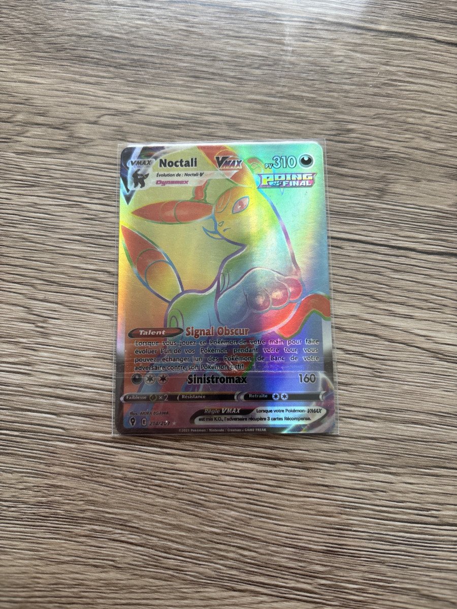 Carte Pokémon Noctali VMAX 215/203 Règne de Glace 🌈