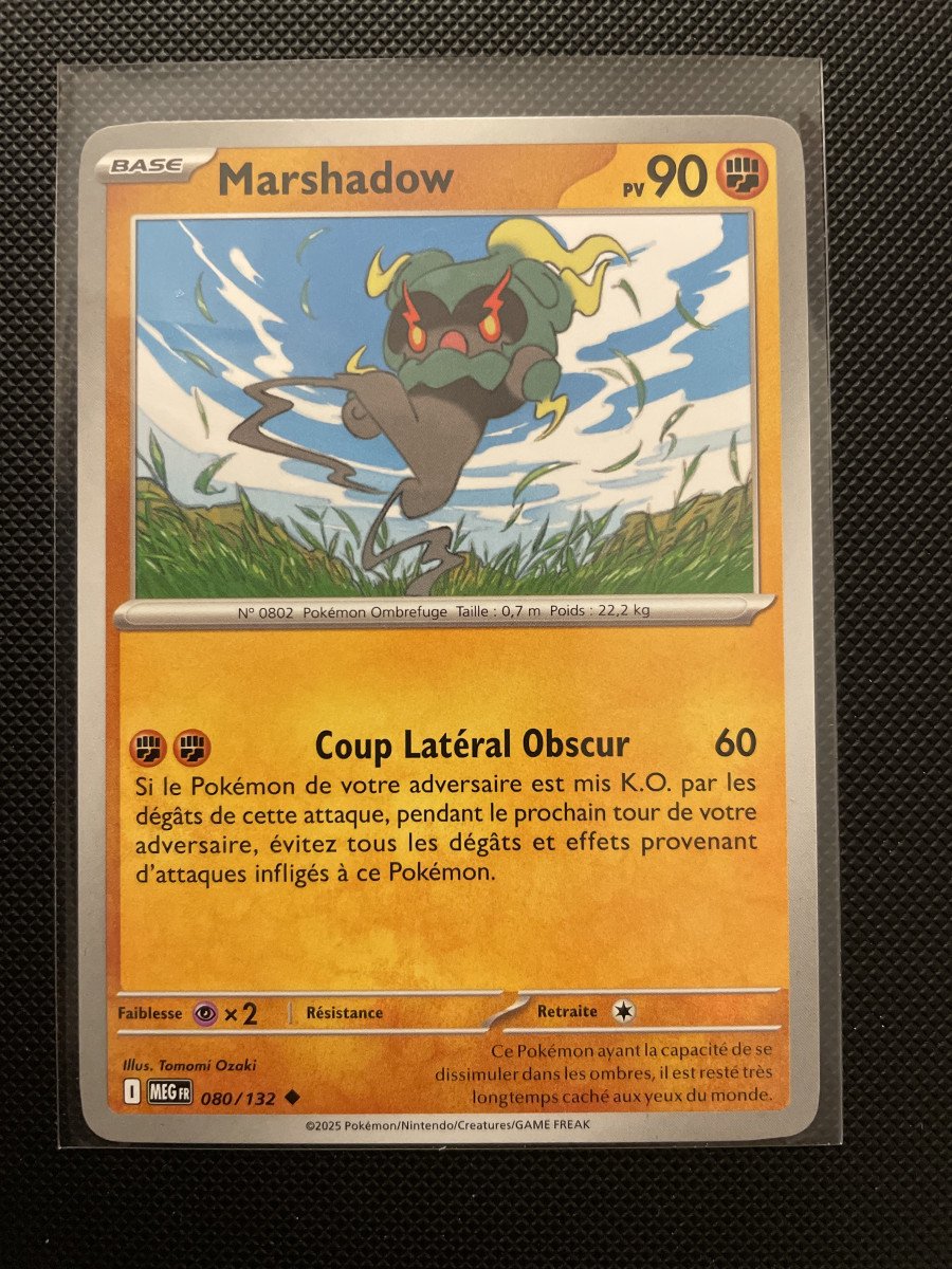 Carte Pokémon - MARSHADOW 080/132 - Méga évolution