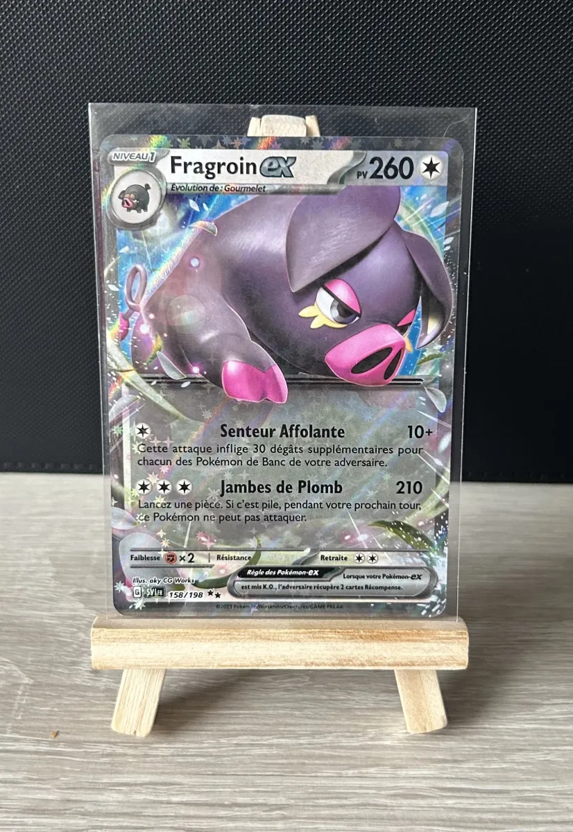 Carte Pokémon - Fragroin EX 158/198 - Écarlate et Violet