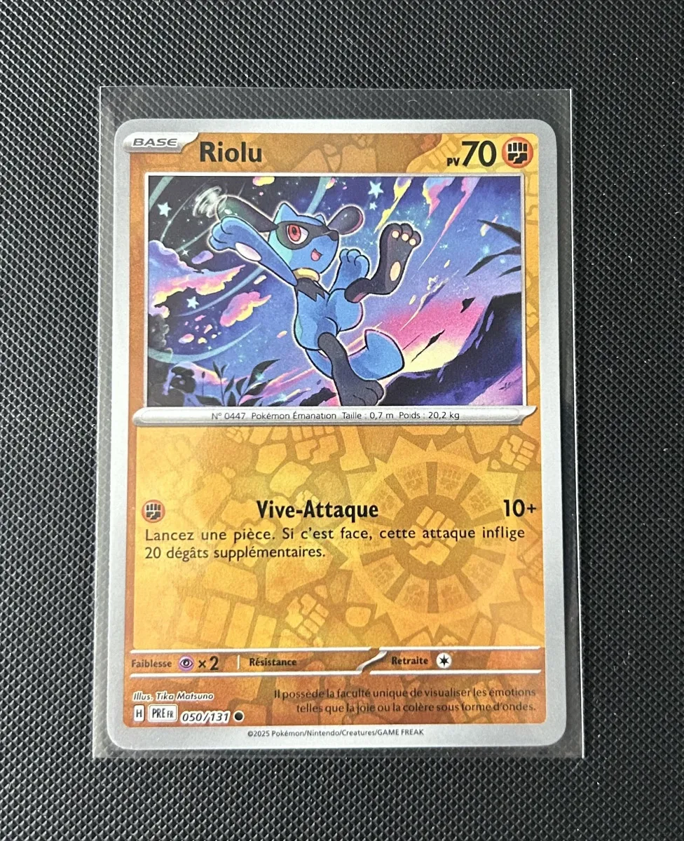 Carte Pokémon - Riolu 50/131 - Reverse - Évolution Prismatique