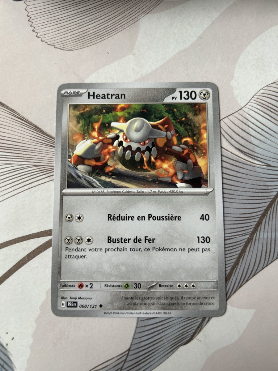 Heatran 68/131 évolutions prismatique