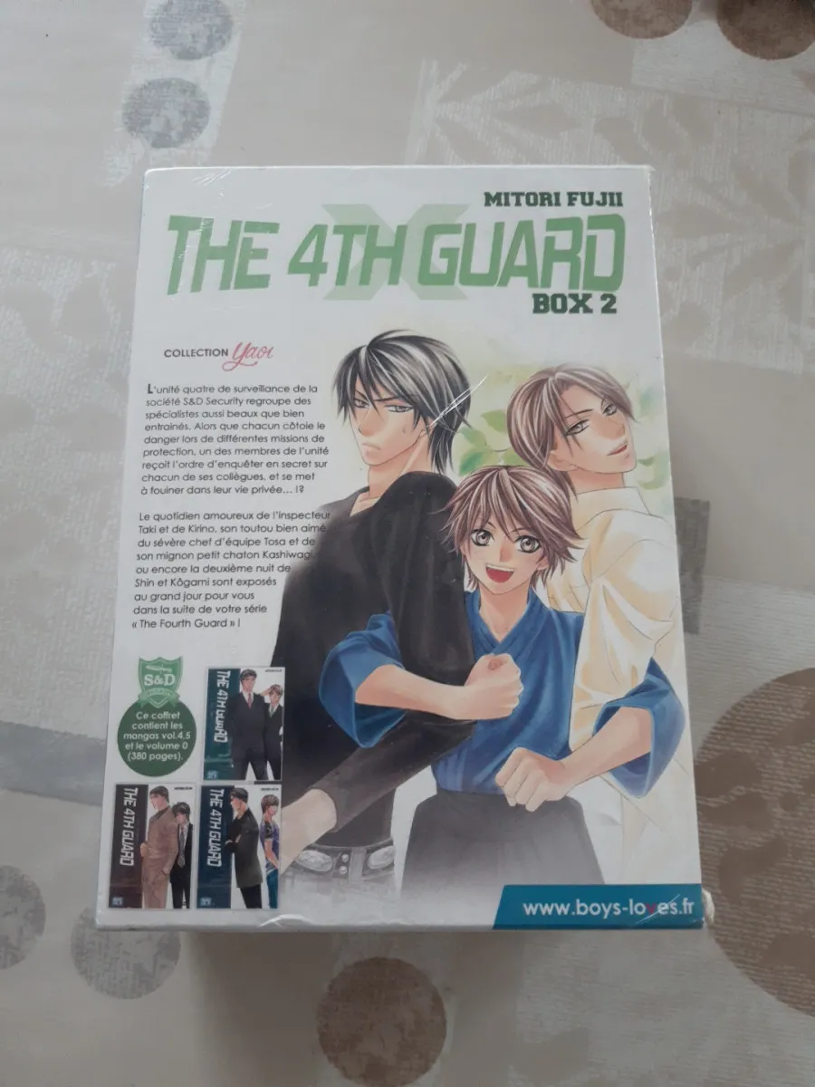 Coffret yaoi - The 4th guard - tomes 0, 4 et 5- boy's love
