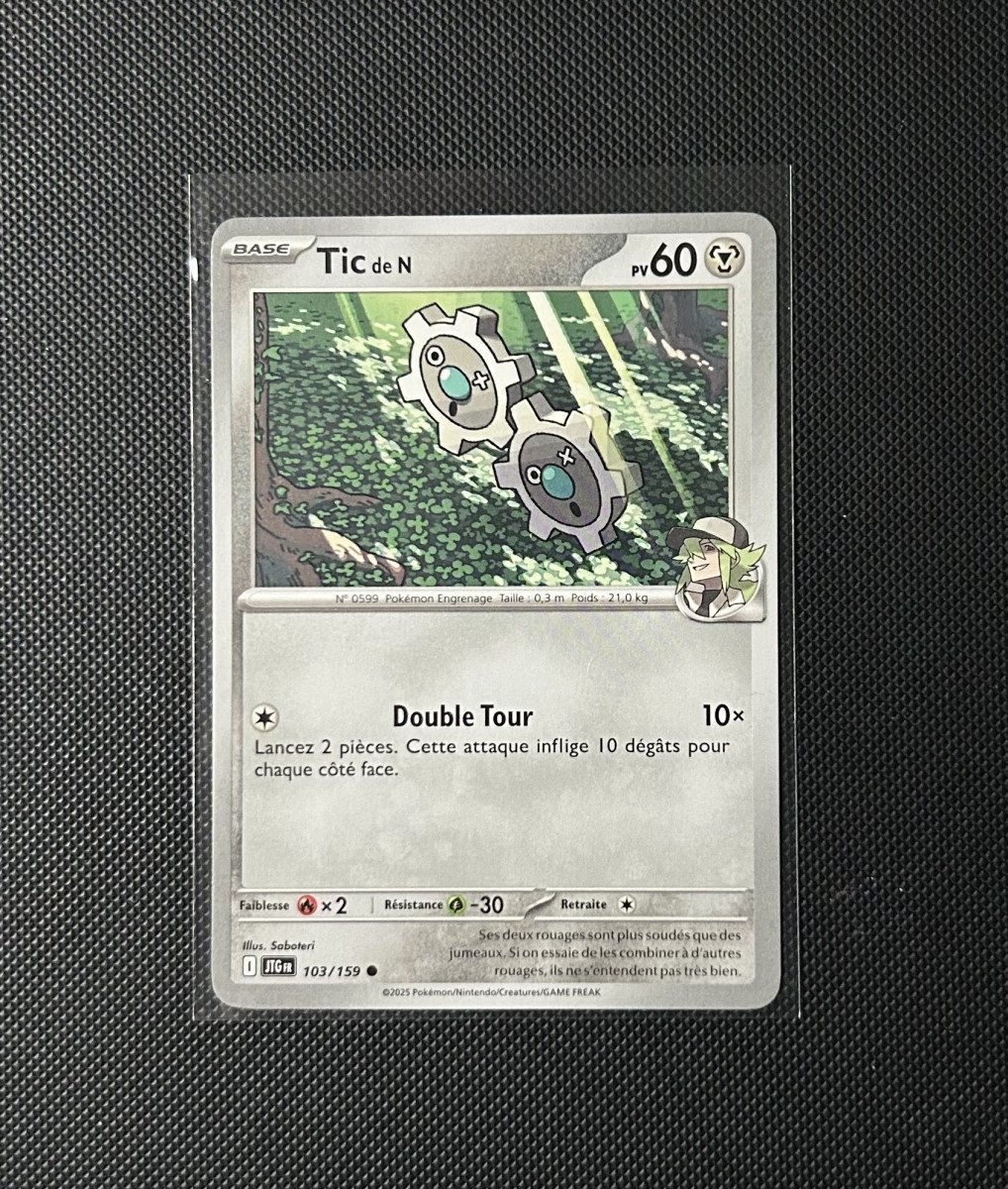 Carte Pokémon - Tic de N 103/159 - Aventure Ensemble
