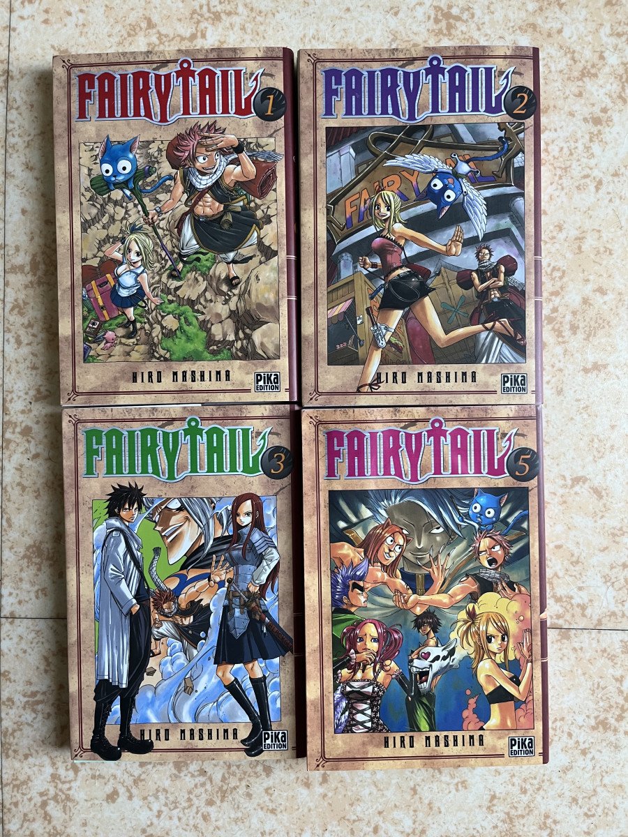 Vends lot de manga "Fairytail" tome 1,2,3 et 5
