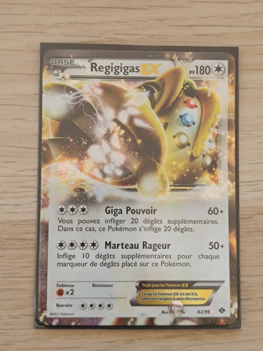 Carte Pokémon Regigigas EX 82/99 - Destinées Futures - Rare Holographique FR