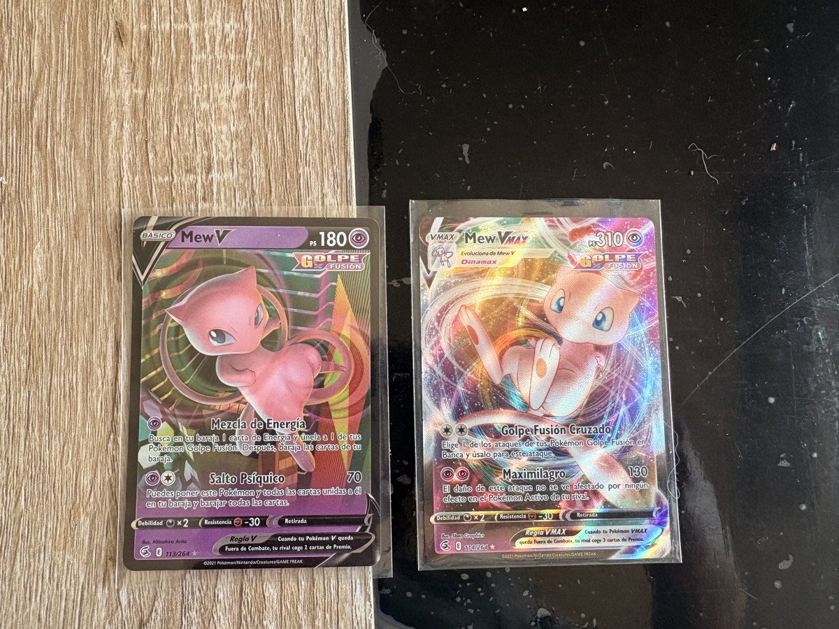 Lot de 2 carte Mew