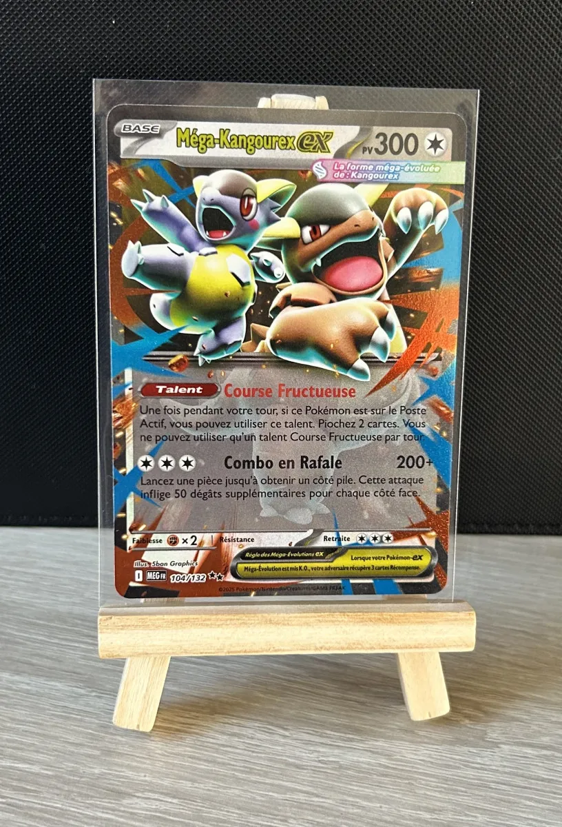 Carte Pokémon - Méga Kangourex EX 104/132 - Méga Évolution