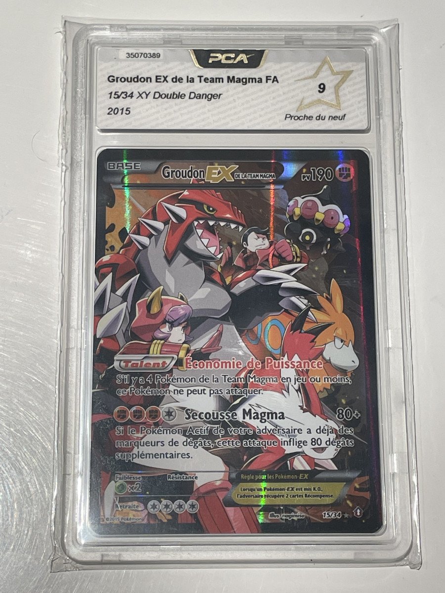 Carte groudon PCA 9