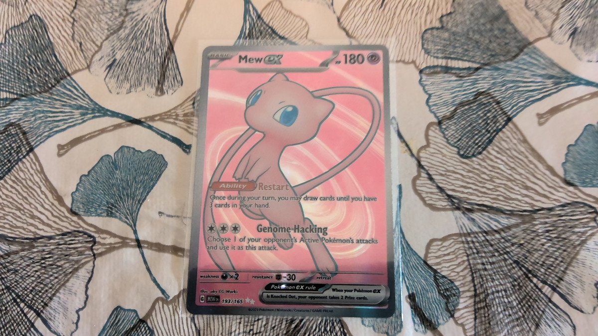 Je vends un Mew ex 193/165