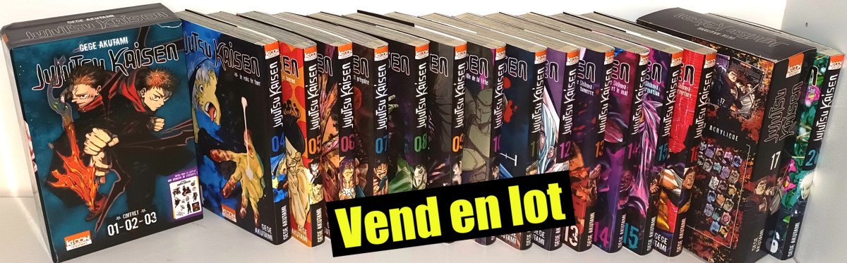 Jujutsu kaisen : 18 tomes (sur 29)