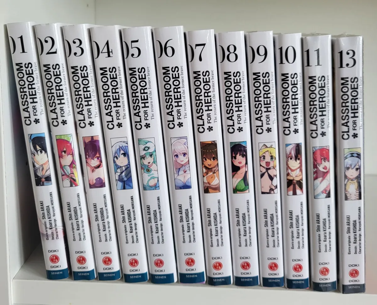 Classroom for heroes : Tome 1 à 11+13 (manga de Koara KISHIDA)