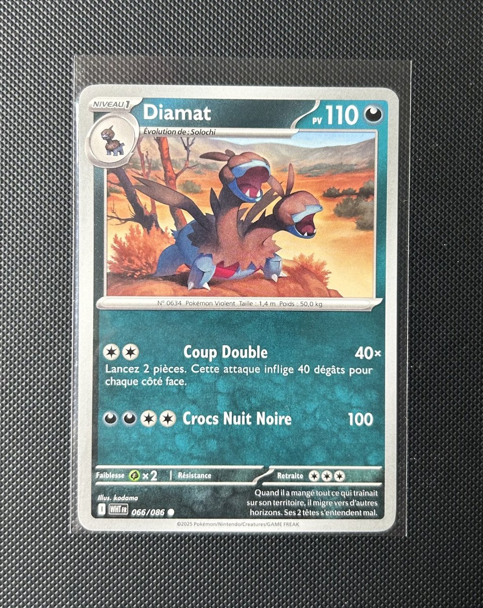 Carte Pokémon - Diamat 66/86 - Flamme Blanche