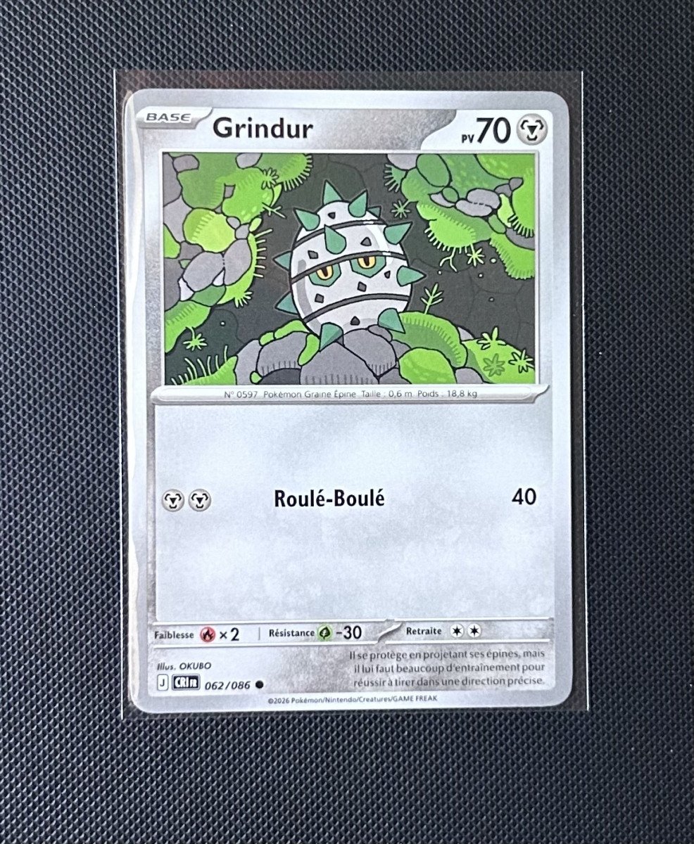 Carte Pokémon - Grindur 62/86 - Chaos Ascendant