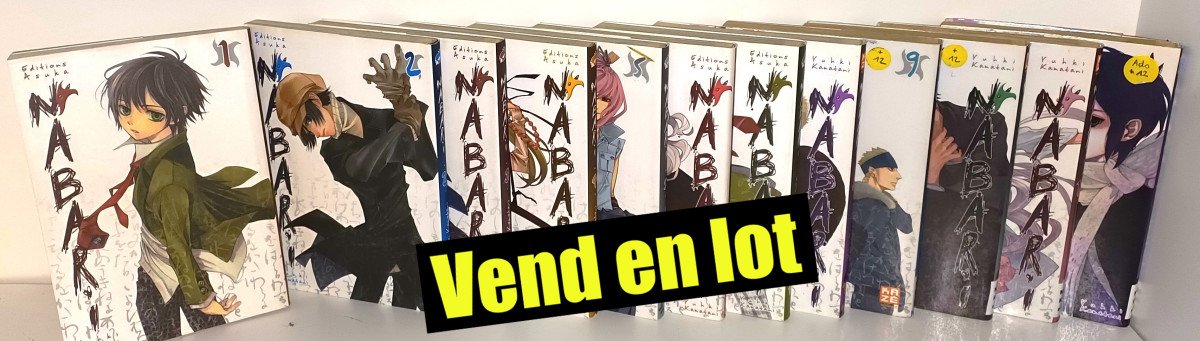 Nabari : 12 tomes (sur 14)