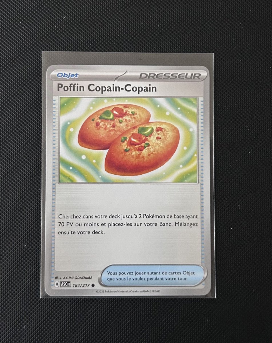 Carte Pokémon - Poffin Copain-Copain 184/217 - Héros Transcendants