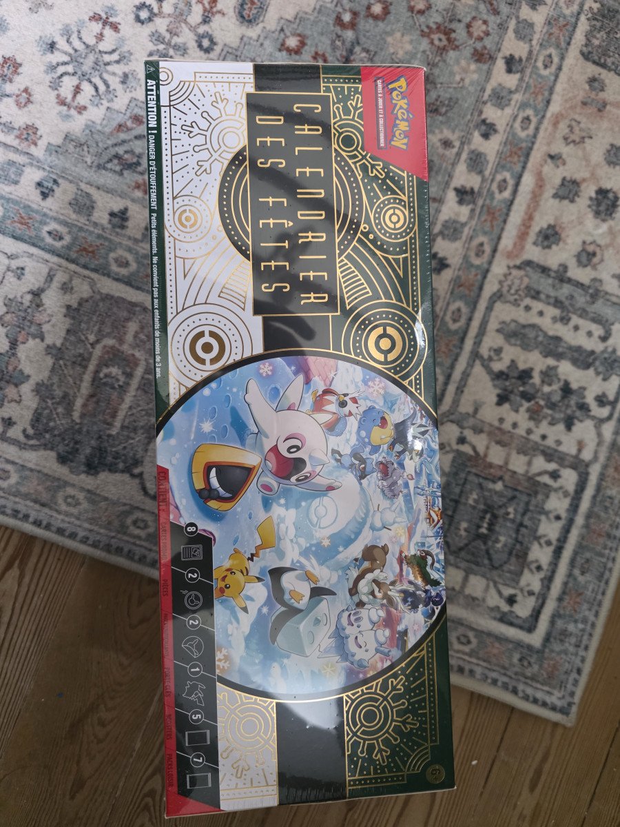Calendrier des fêtes 2024 pokemon