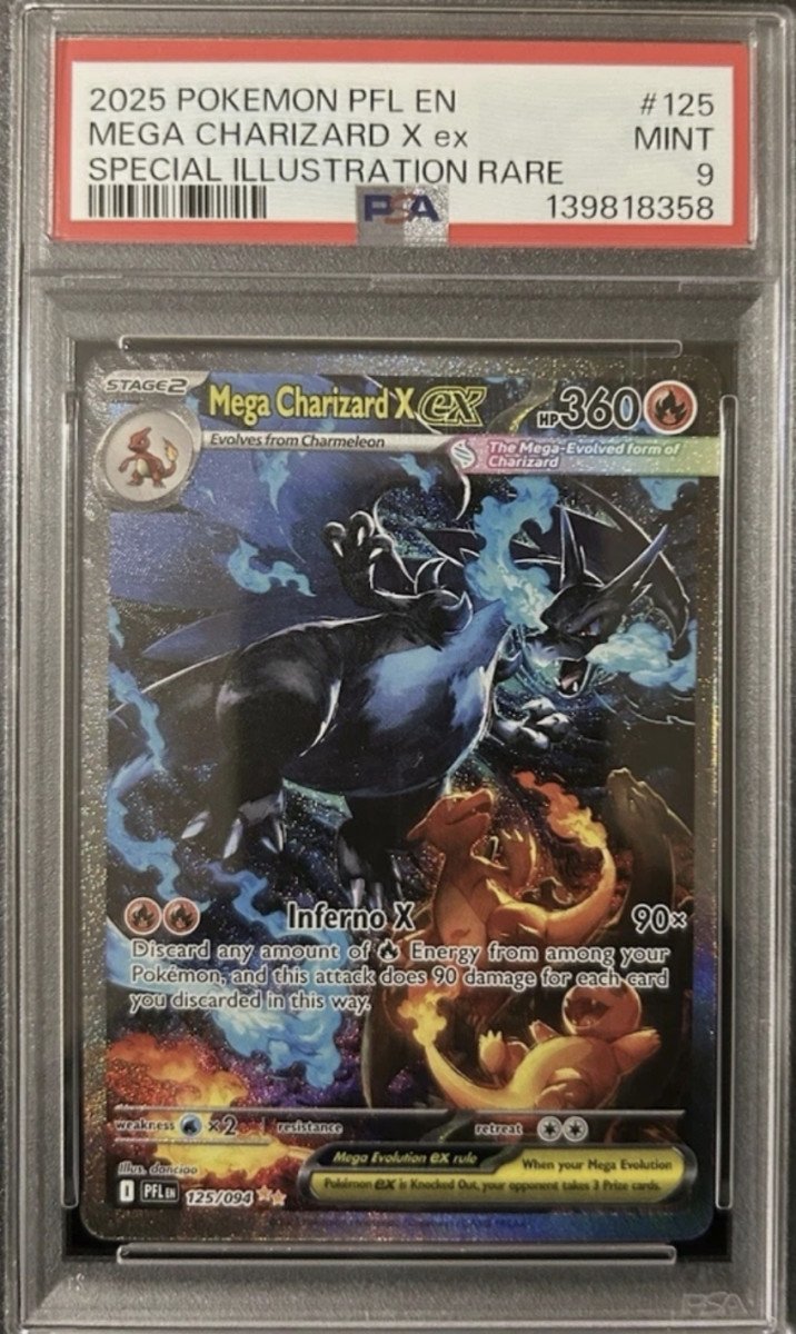 Carte pokemon méga charizard x EX