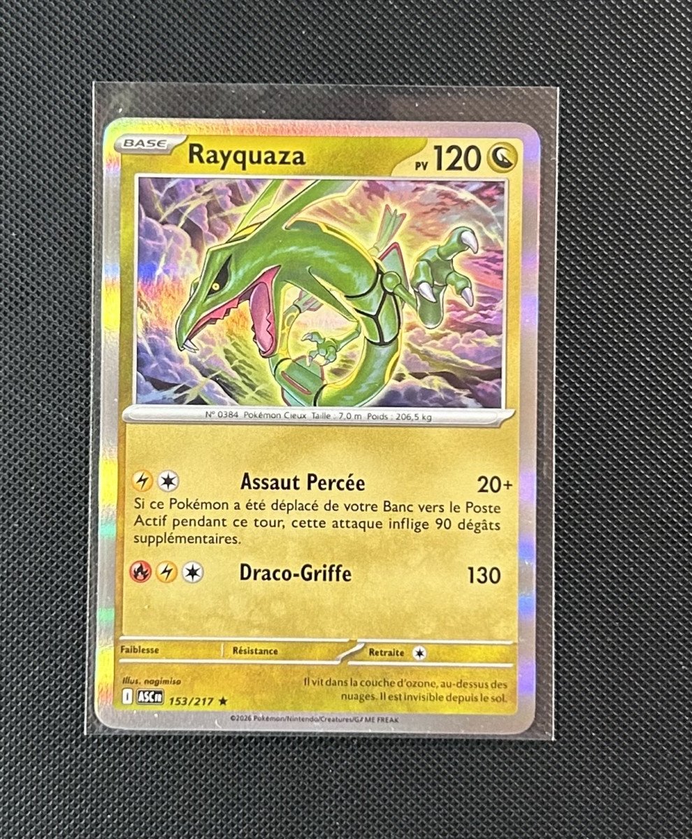 Carte Pokémon - Rayquaza 153/217 - Holo - Héros Transcendants