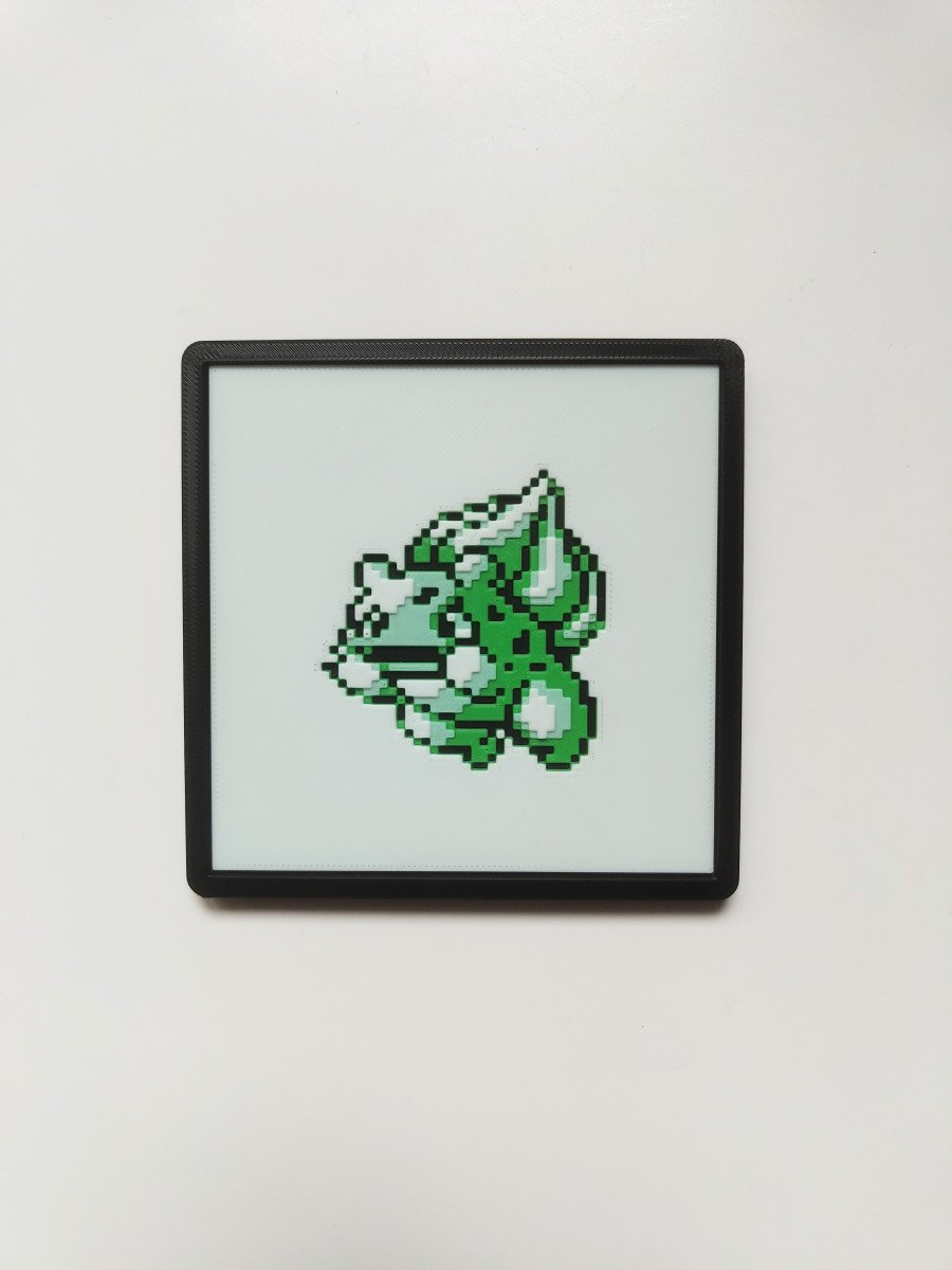 Plaque décorative Sprite Bulbizarre - jeux GameBoy 1G