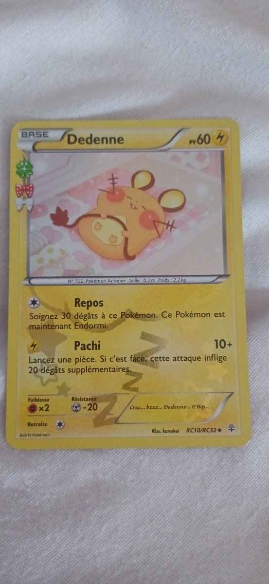 Carte pokémon Dedenne