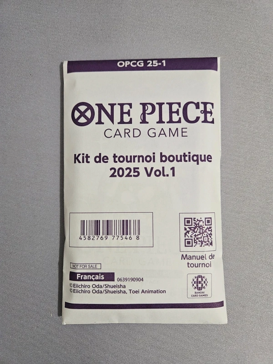 Kit de tournoi boutique One Piece 2025 Vol.1 (OPCG 25-1)
