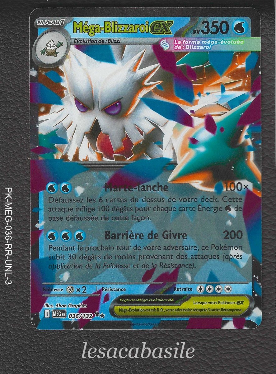 Méga-Blizzaroi ex 036/132 RR - ME01 - Méga Evolution (2025)