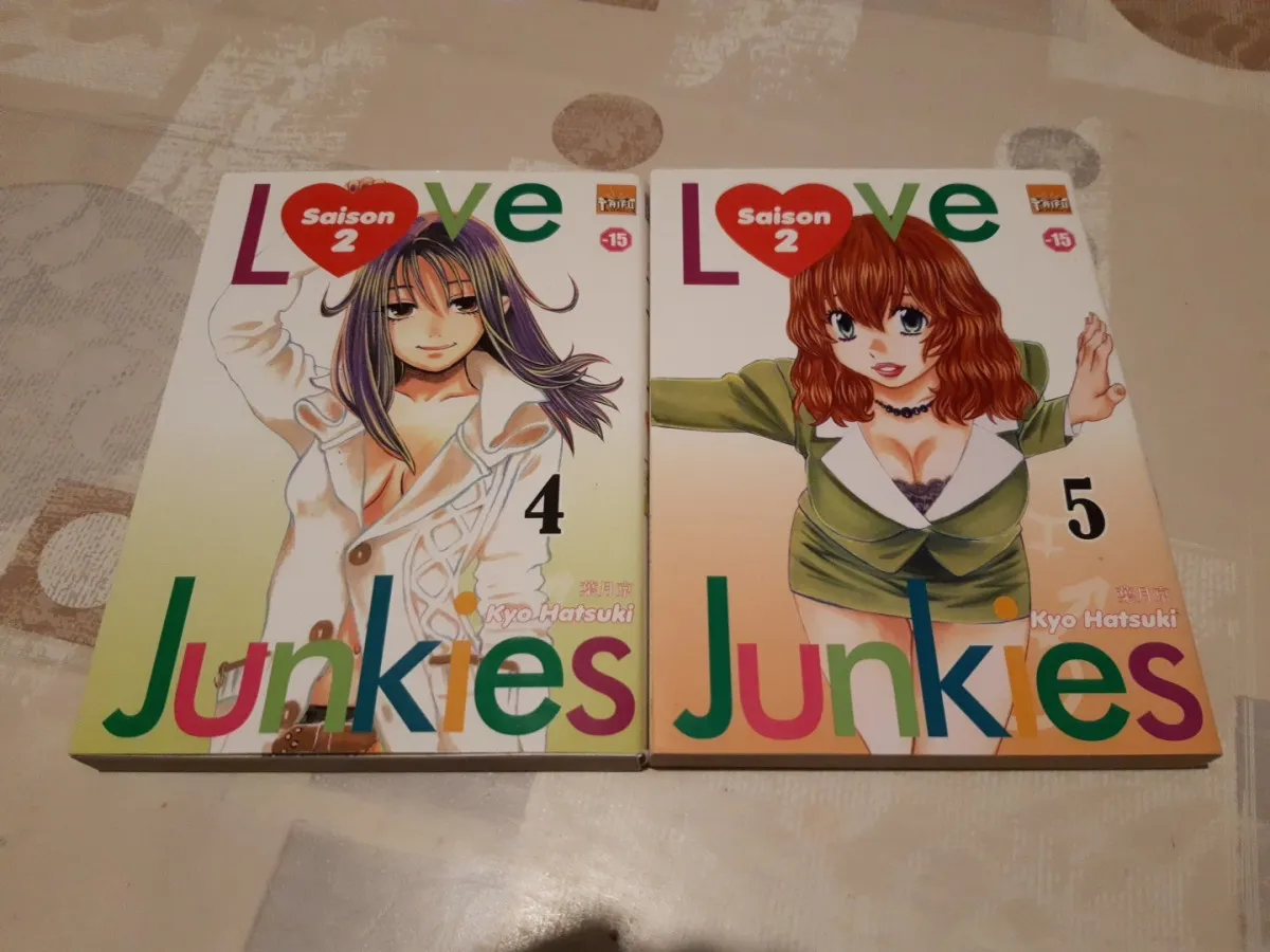 Lot 2 mangas - Love Junkies : saison 2 - tomes 4 et 5 - Taifu