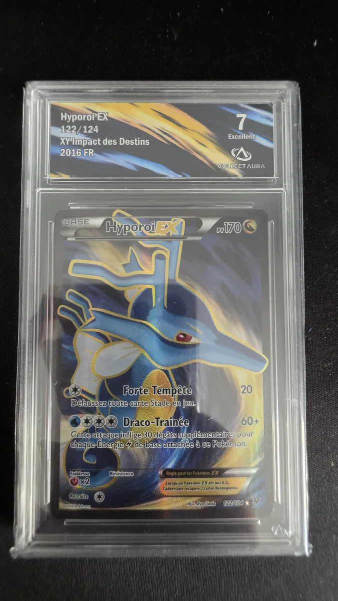 Carte Gradée Pokémon Collect Aura yporoi EX  122/124 7 n°206047570