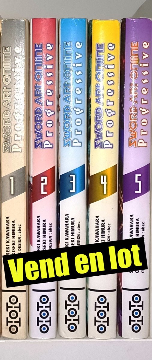 Sword art online "progressive" : 1 à 5 (sur 7)
