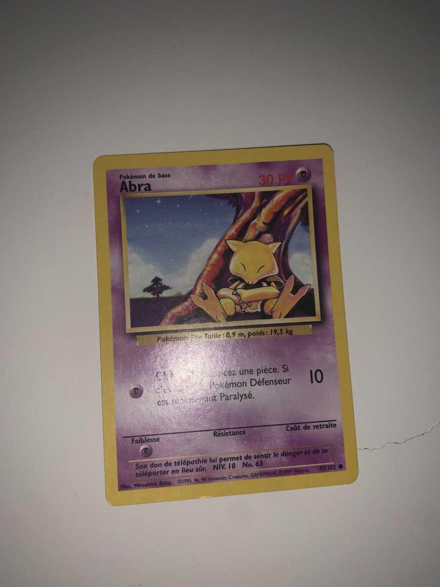 Carte Pokémon édition 1995