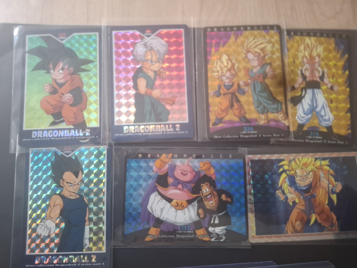 Lot carte dbz
