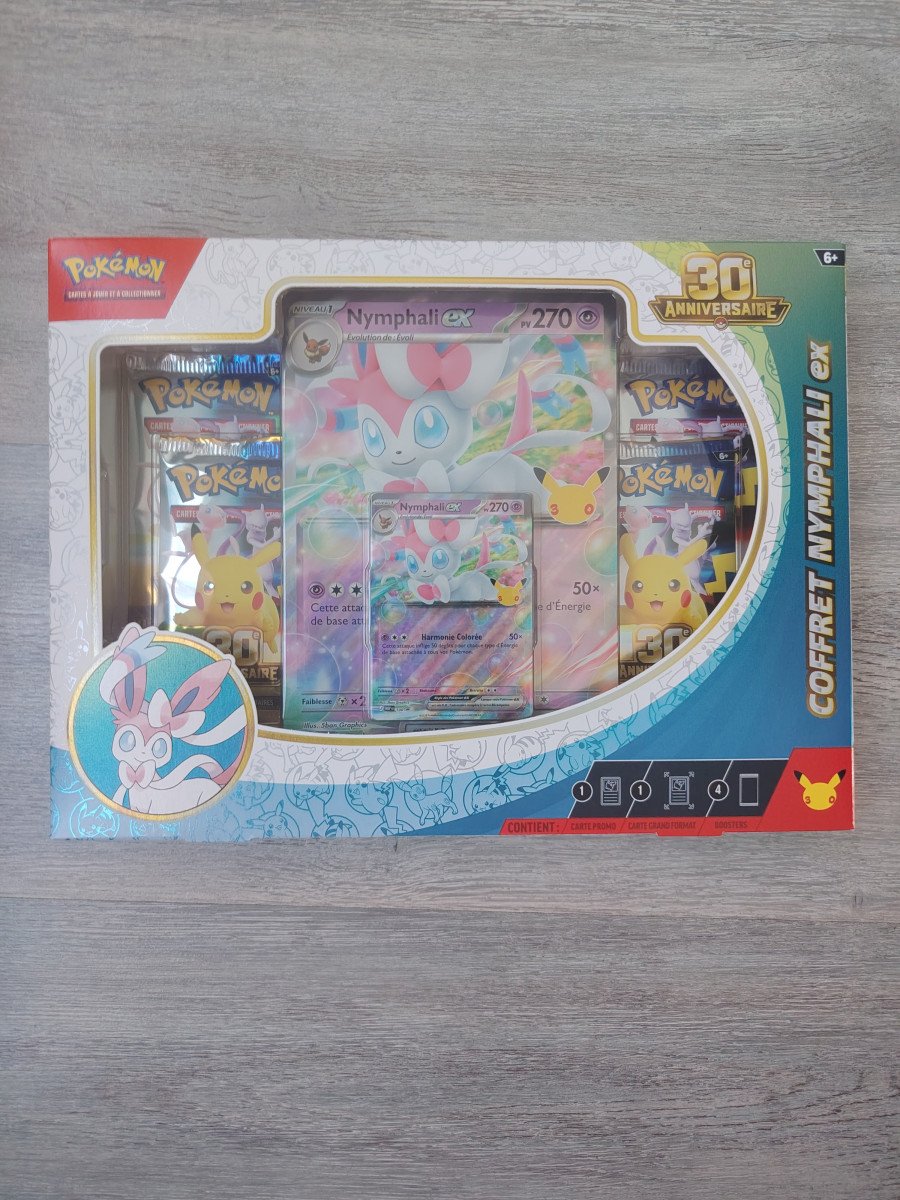 Pokémon - Coffret Nymphali-ex 30ème Anniversaire